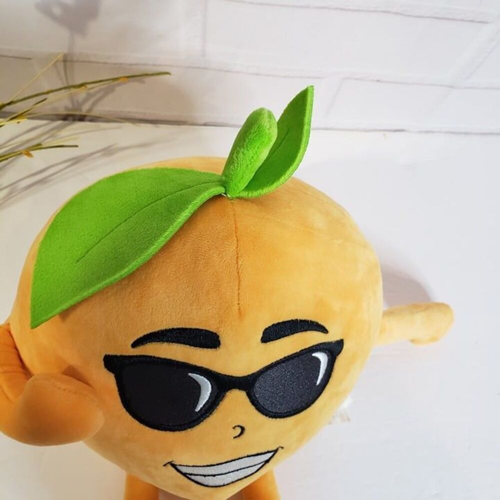 Whiffer Sniffers Plush Orange Sonny Shine 11" Happy Huggable Stuffed Fruit - Picture 8 of 9